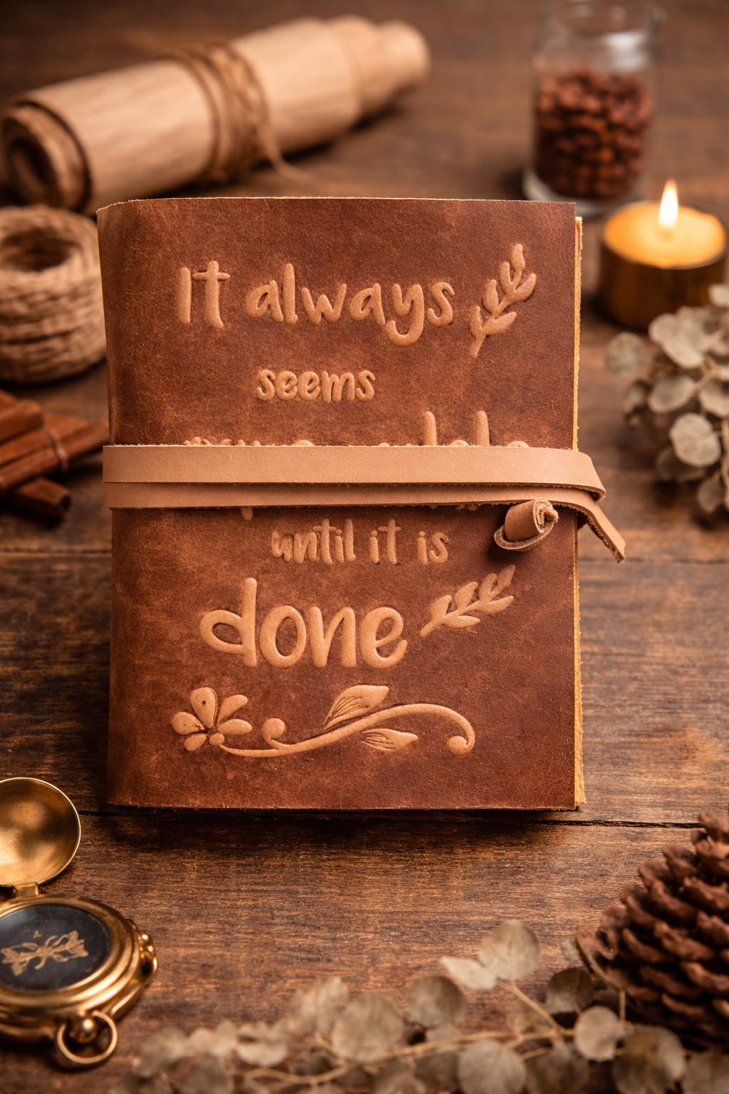 Handmade Leather Journal Seems Impossible