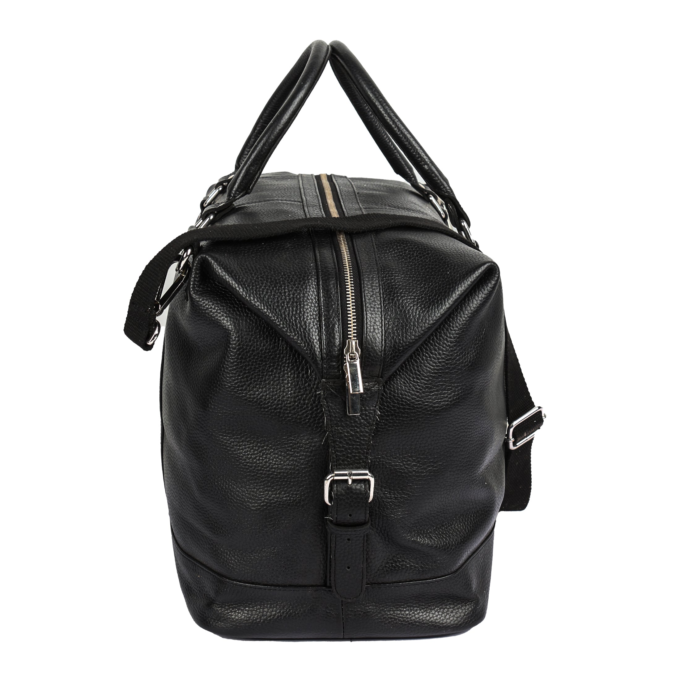 Weekender Travel Black Duffle Bag