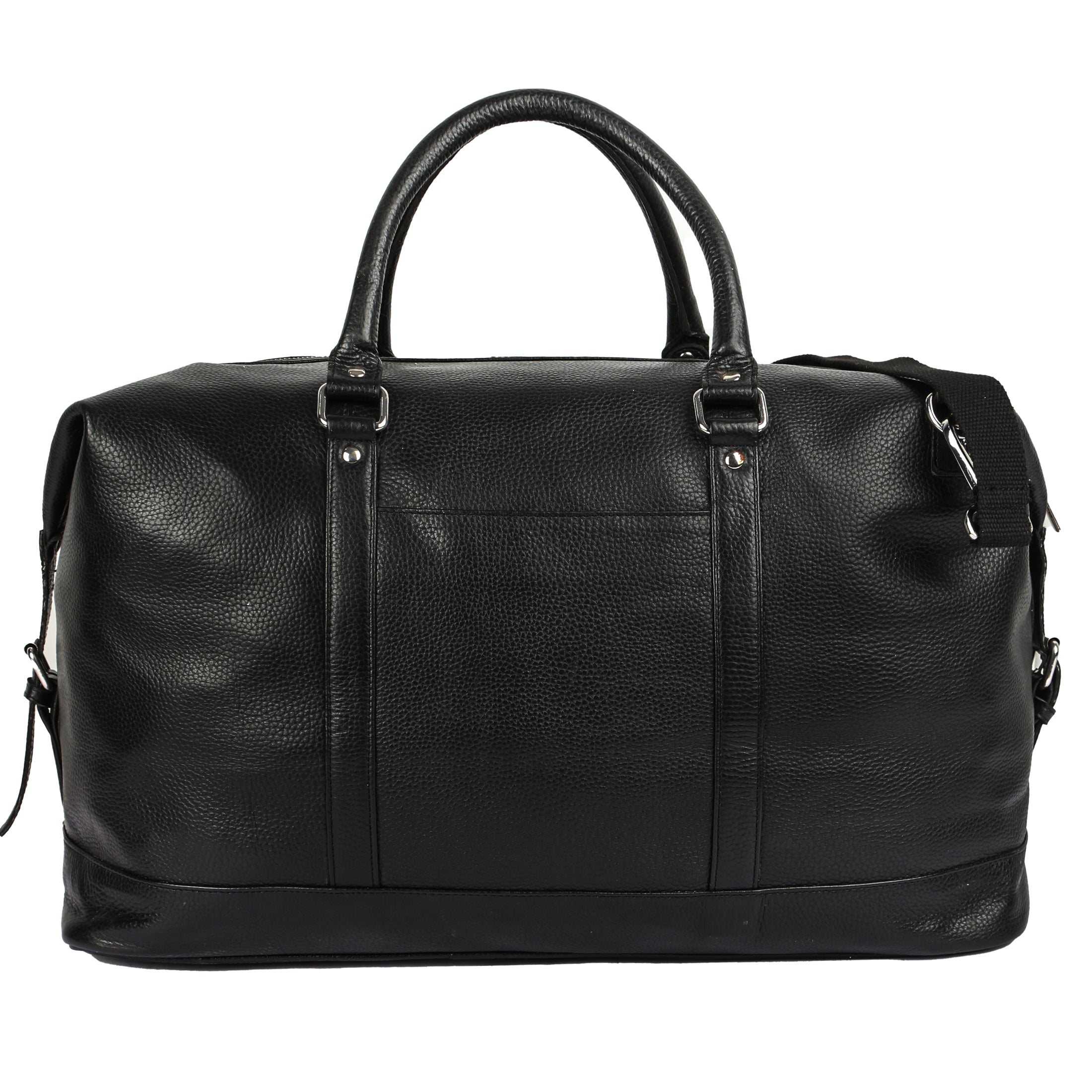 Weekender Travel Black Duffle Bag