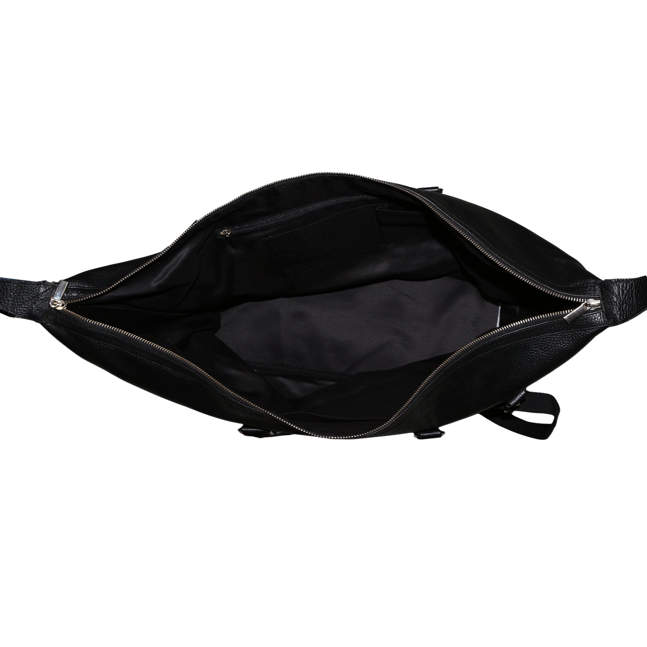 Weekender Travel Black Duffle Bag
