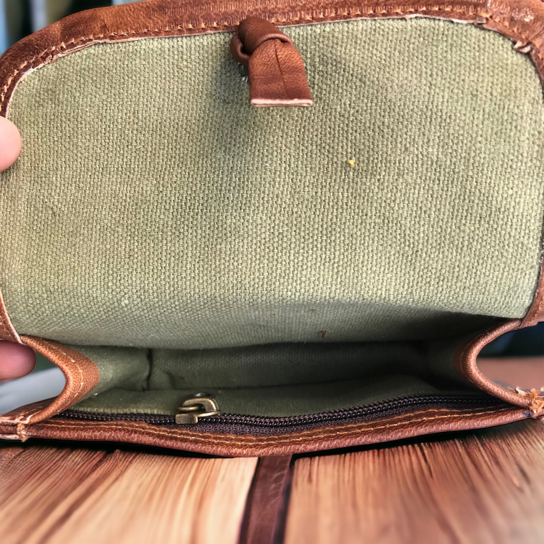 Leather tobacco/coin Pouch