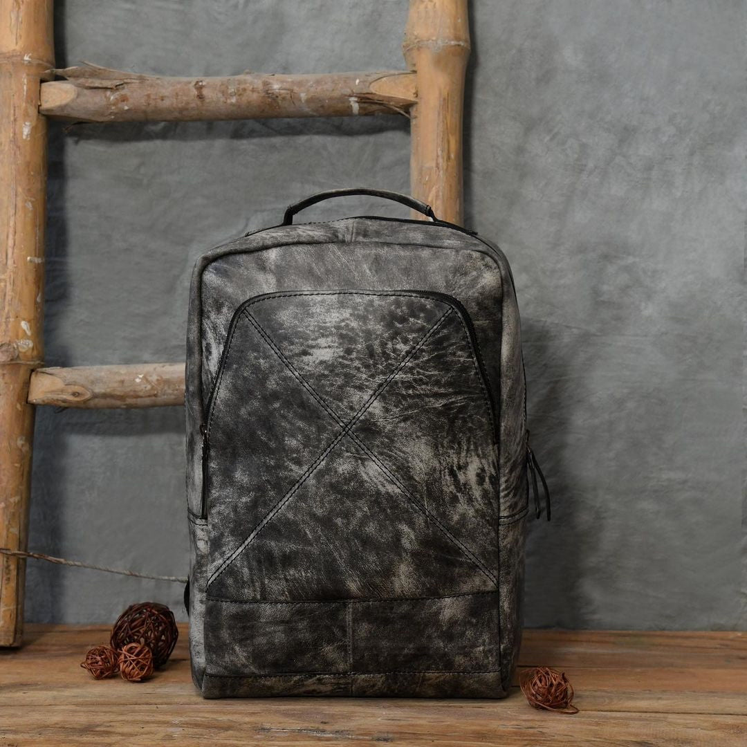 Leather Travel Unisex Backpack