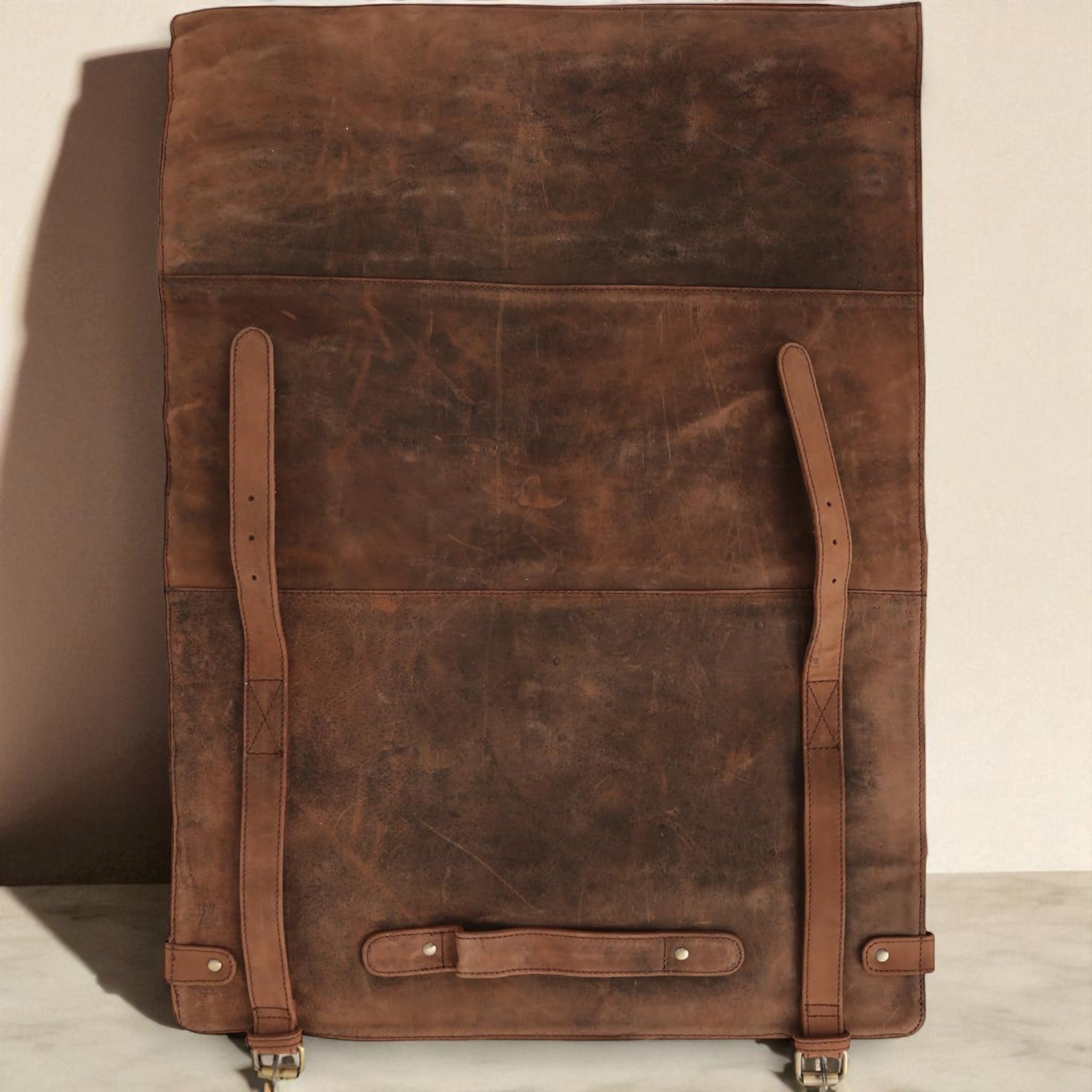 Buffalo Leather Chef's Knife Roll Set