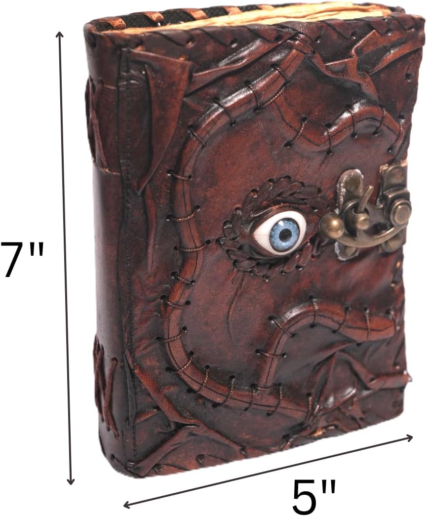 Eye Deckle Leather Journal