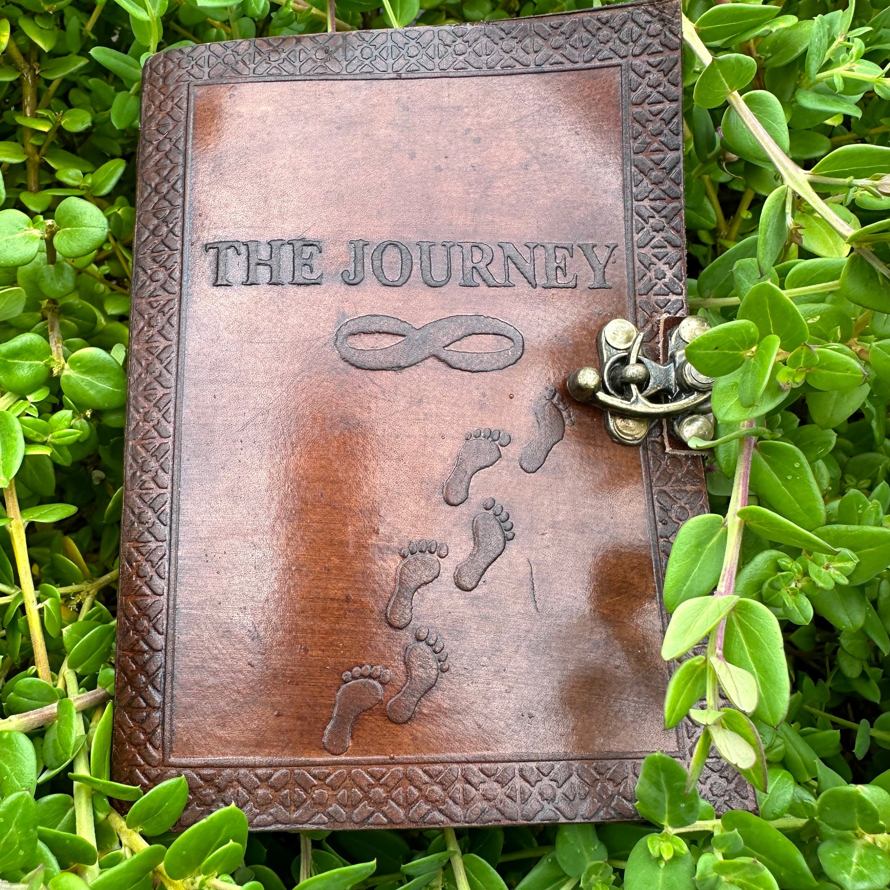 The Journey Writing Leather Journal