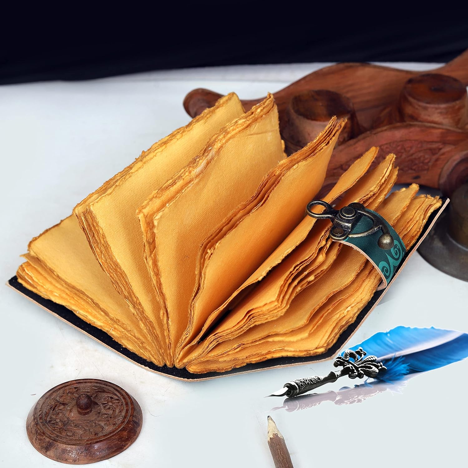 Tree of life lady deckle journal