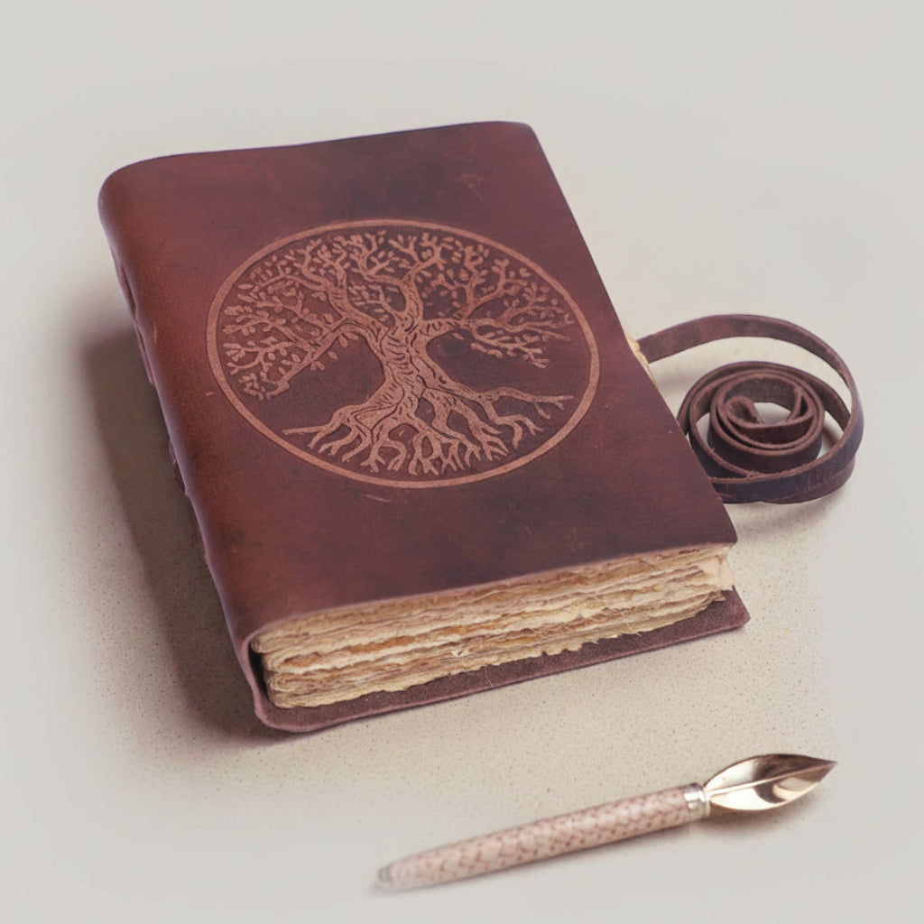 Celtic Tree Of life Deckle Journal