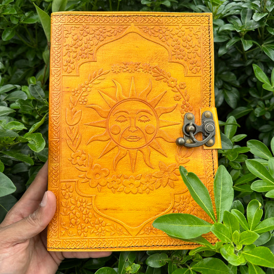 Sun Design Handmade Leather Journal