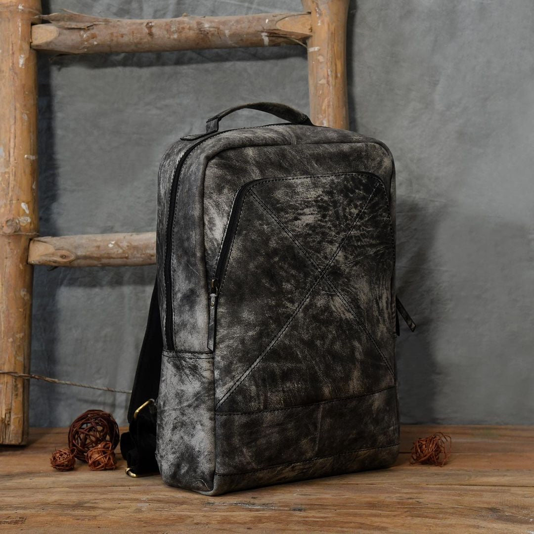 Leather Travel Unisex Backpack
