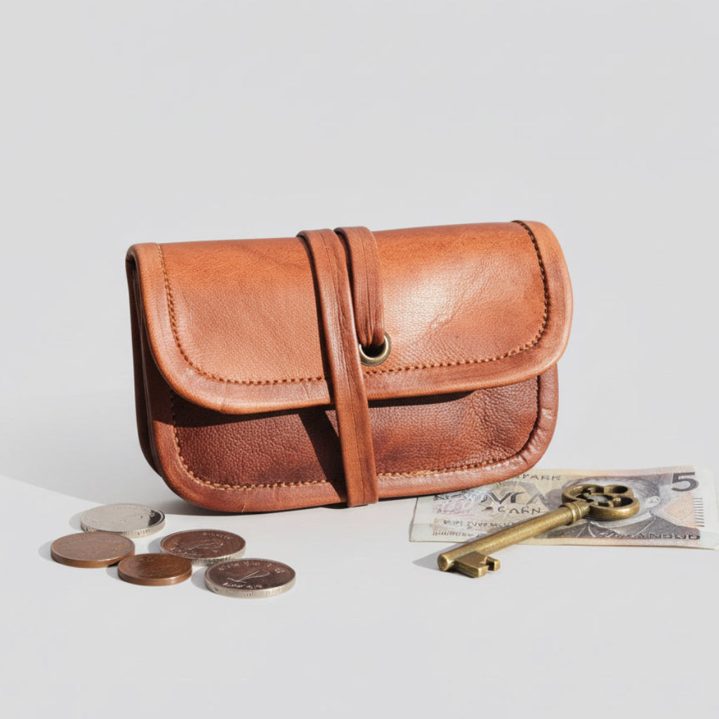 Leather tobacco/coin Pouch