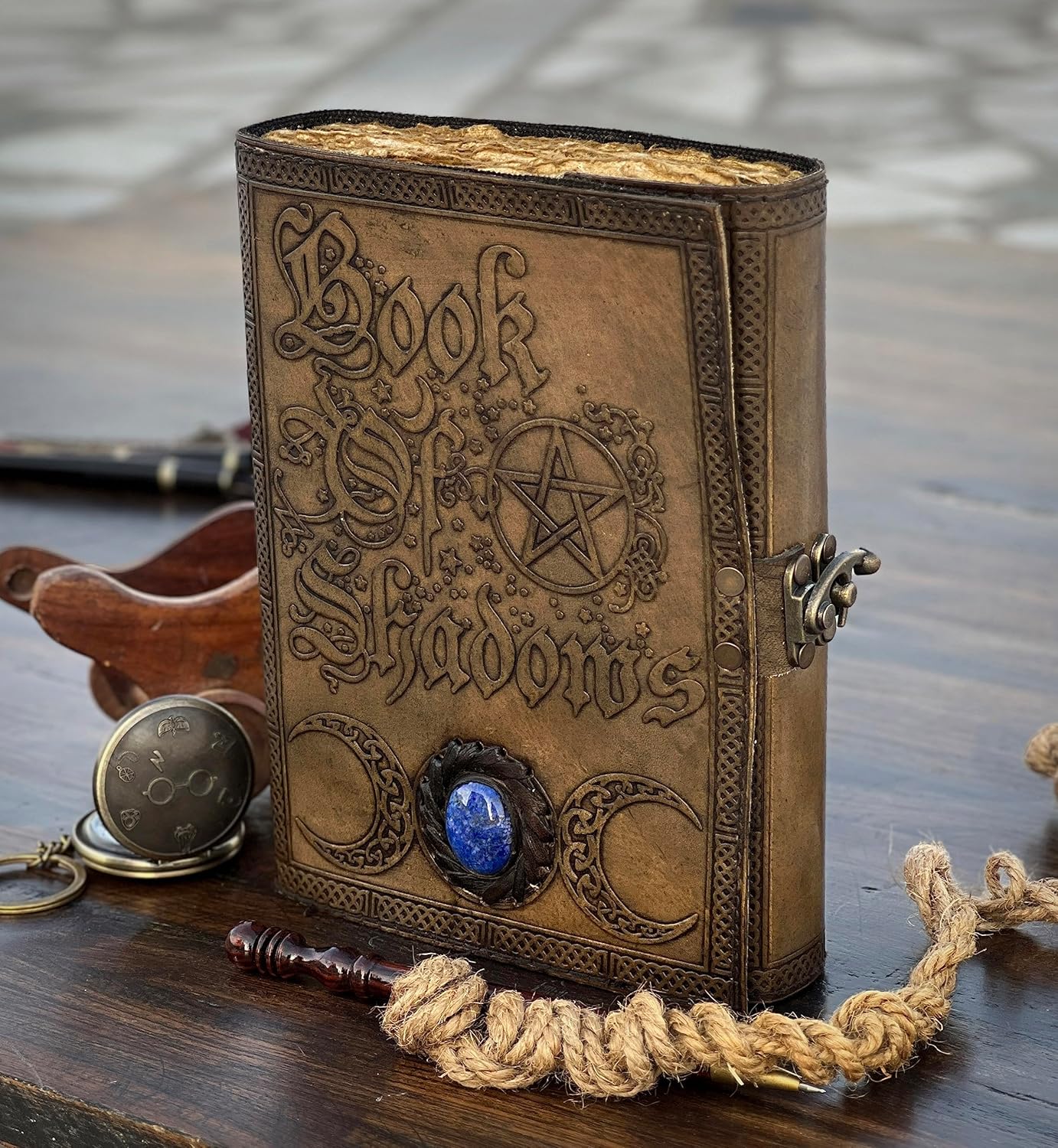 Book of Shadow Stone Leather Journal