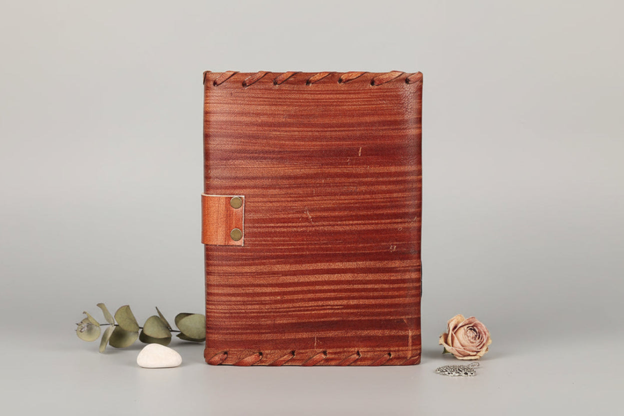 Eye Deckle Leather Journal