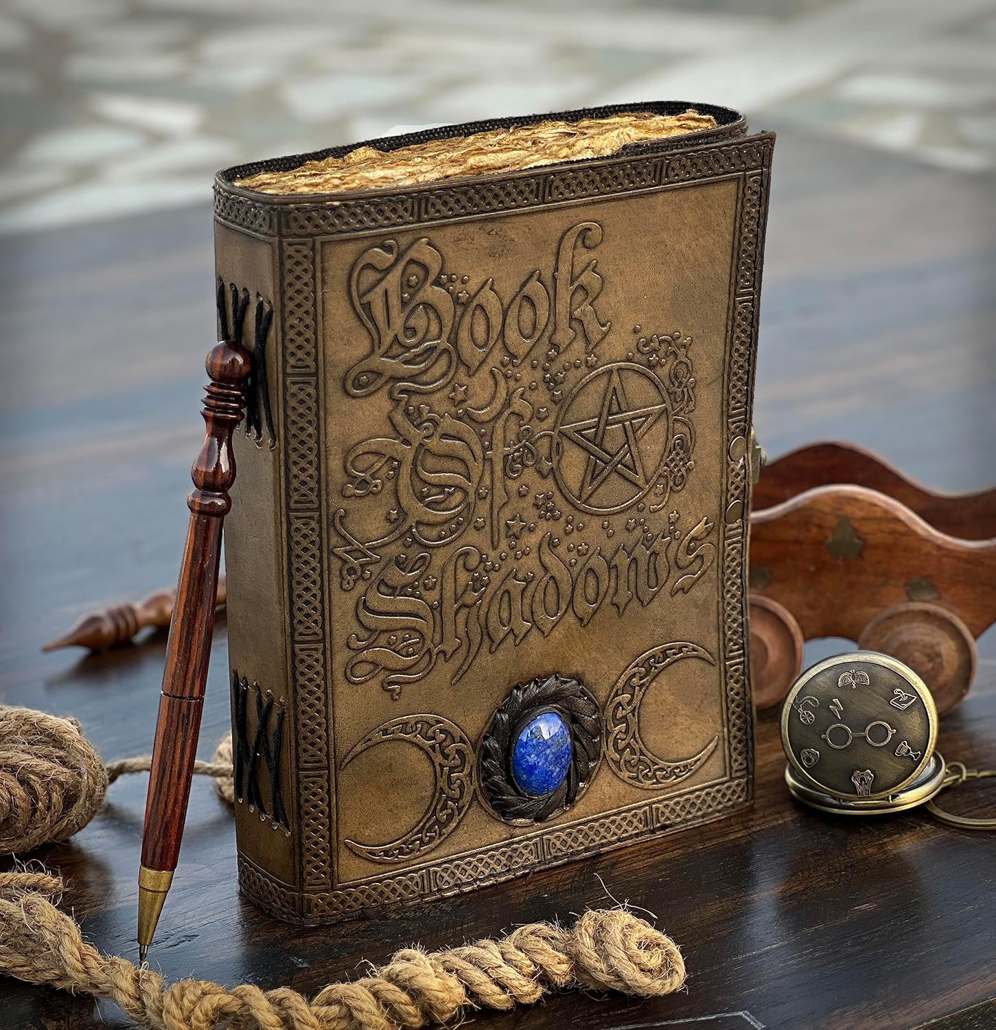 Book of Shadow Stone Leather Journal