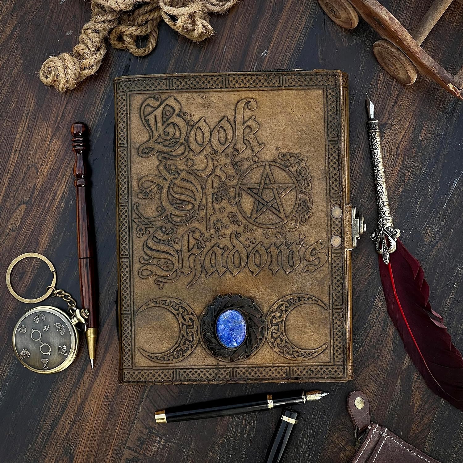 Book of Shadow Stone Leather Journal