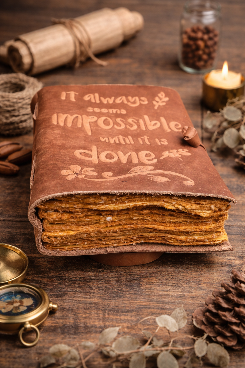 Handmade Leather Journal Seems Impossible