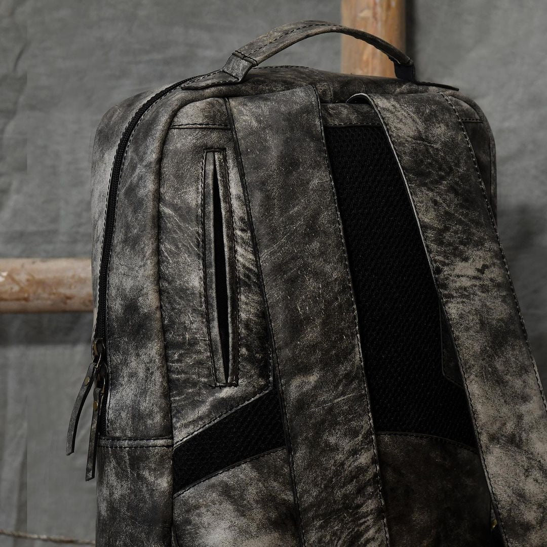 Leather Travel Unisex Backpack