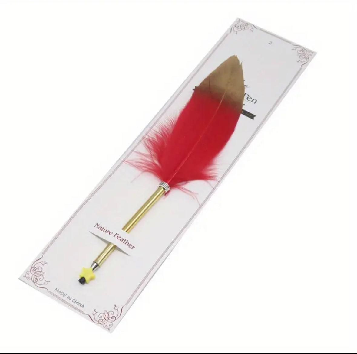 Unique Feather Ballpoint Pen