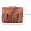 Leather Laptop Messenger Satchel Bag