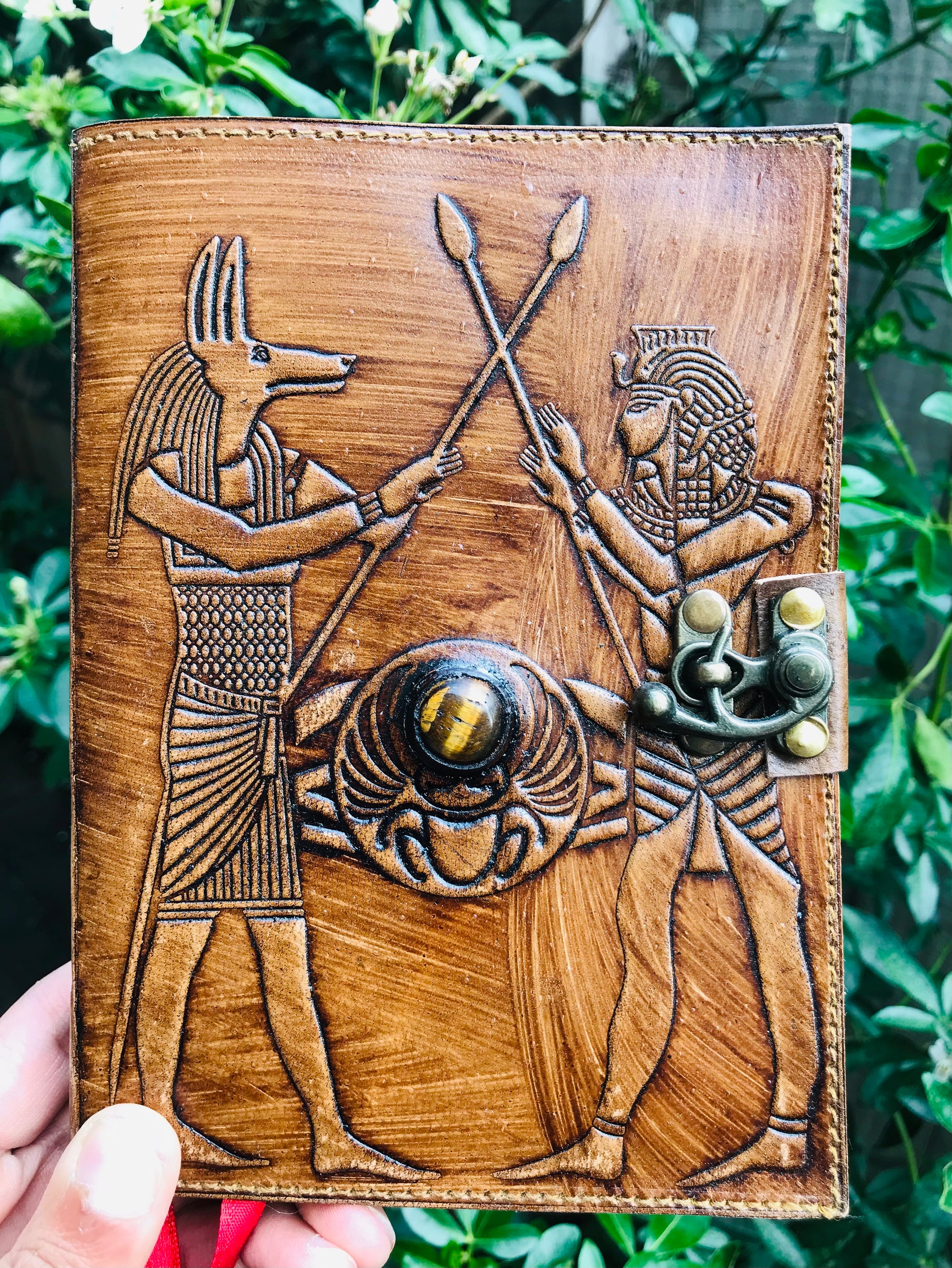 Ancient Egyptian King Pharaoh Leather Journal
