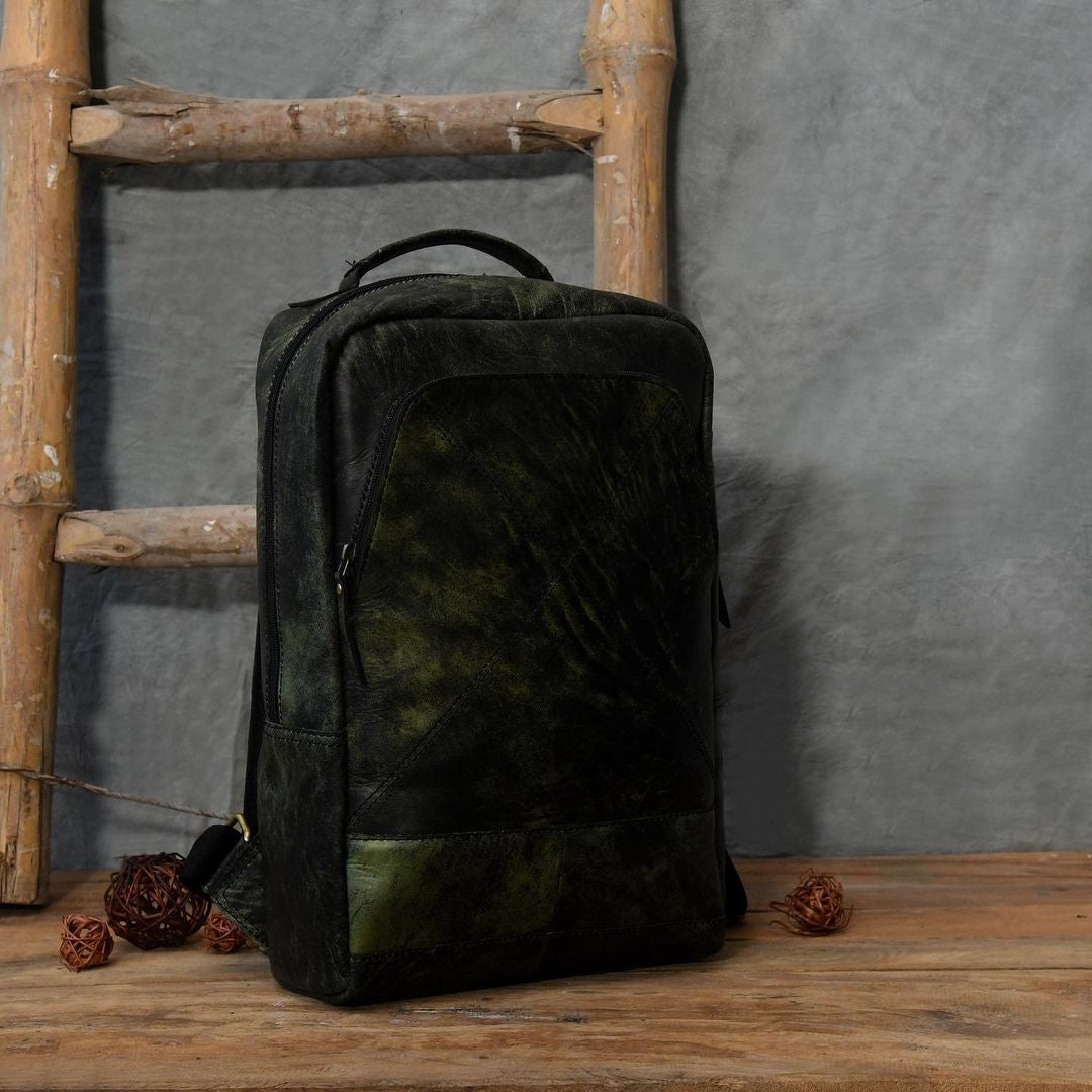 Leather Travel Unisex Backpack