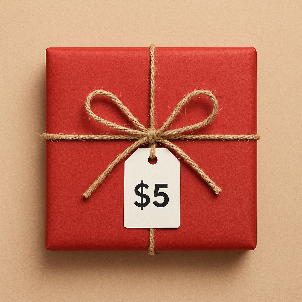 Gift wrapping & personalised card