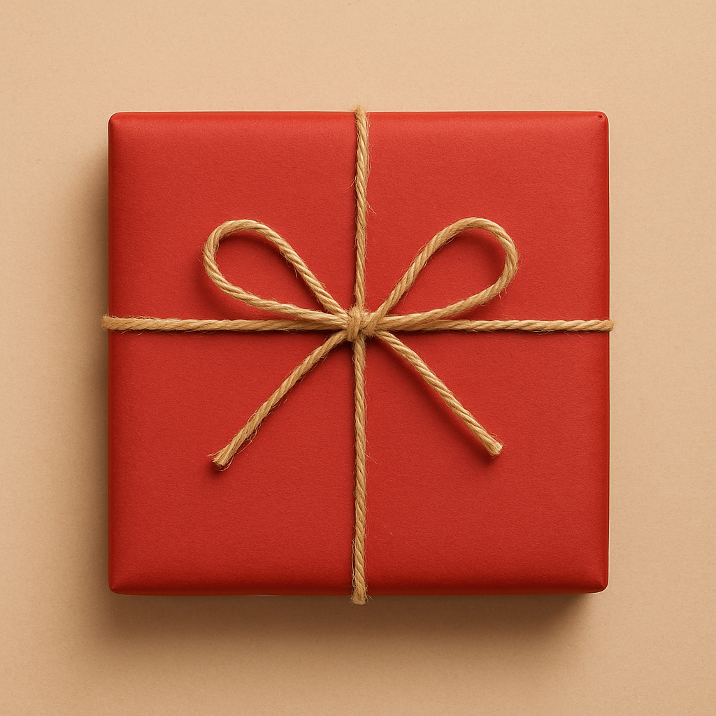 Gift wrapping & personalised card