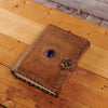 Leather Blue Stone Journal