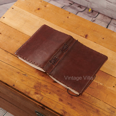 Medieval Plain Leather Brown Journal