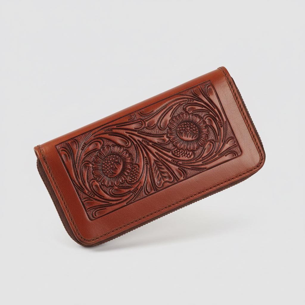 Ladies Brown Leather Wallet