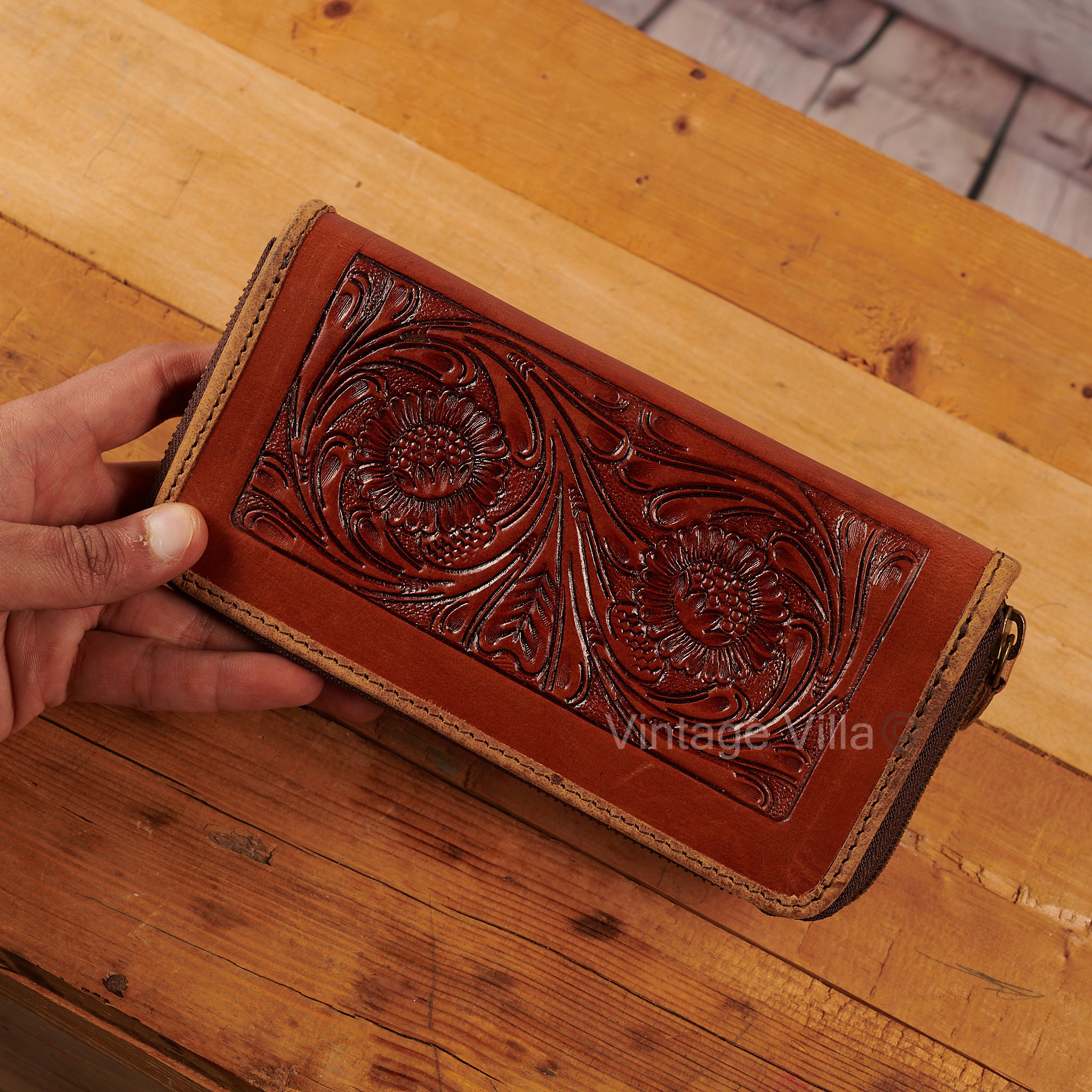 Ladies Brown Leather Wallet