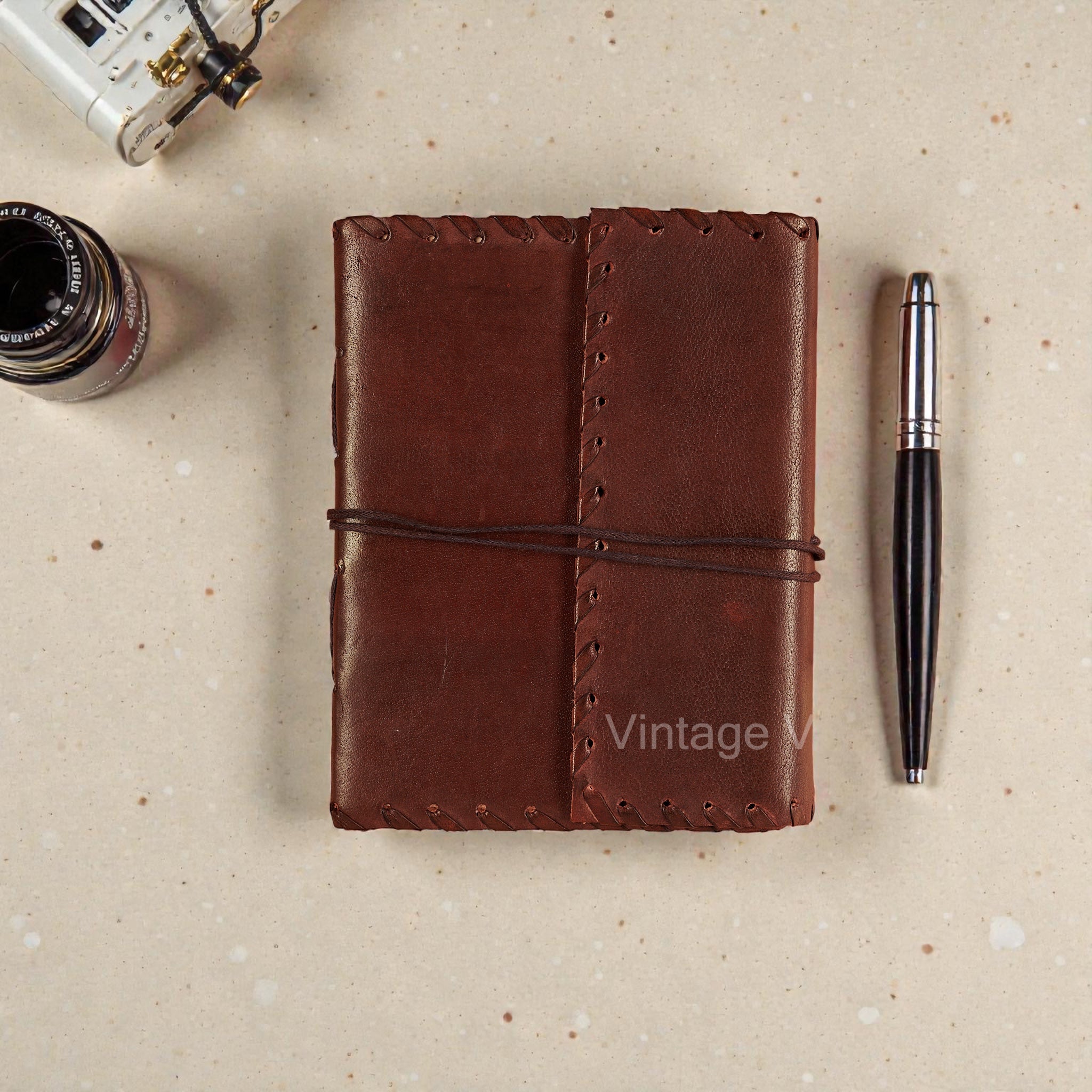 Medieval Plain Leather Brown Journal