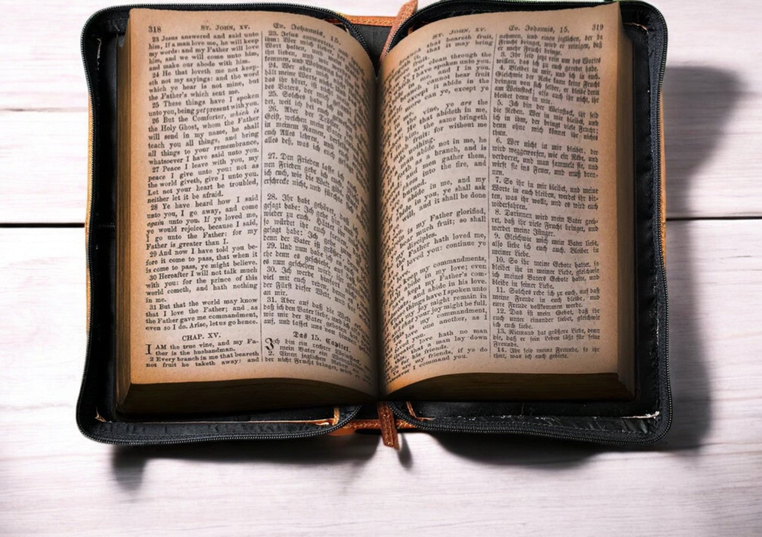 Genuine Leather Bible Cover