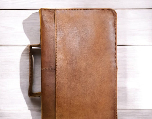 Handmade Leather Bible Cover