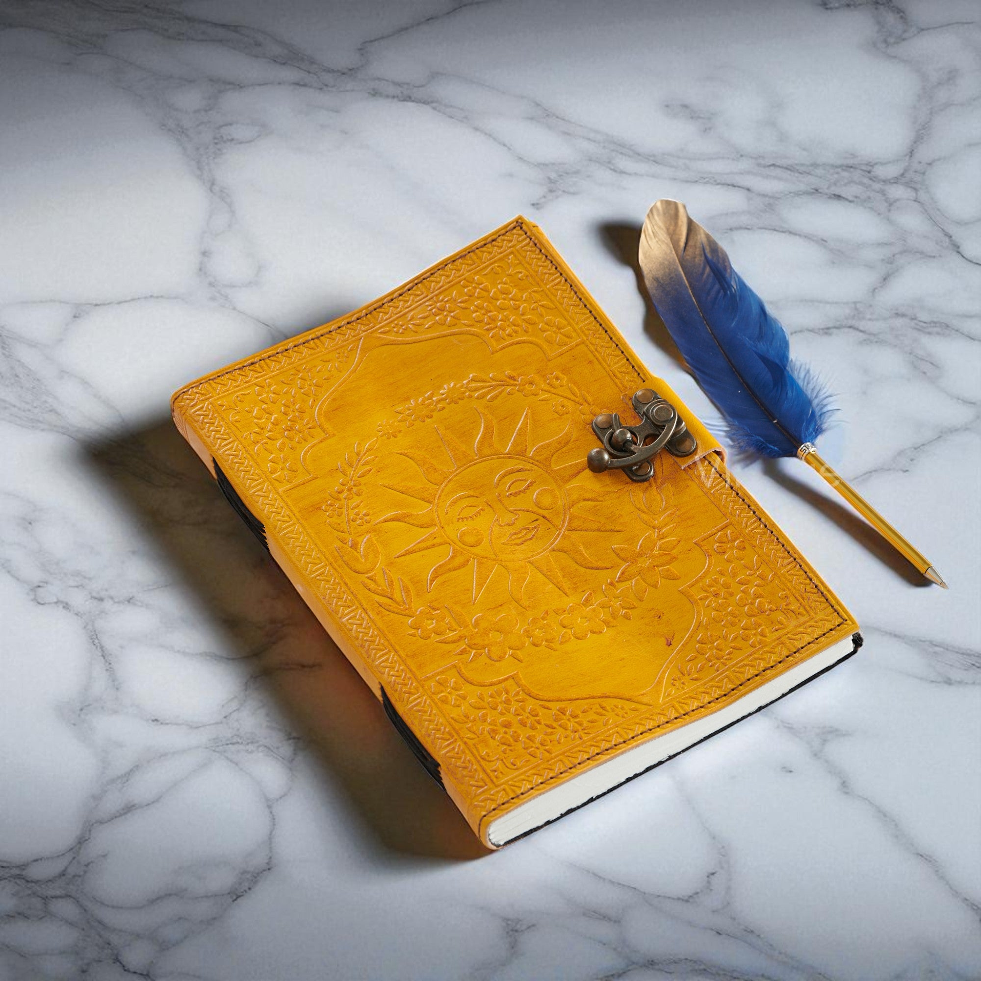 Sun Design Handmade Leather Journal