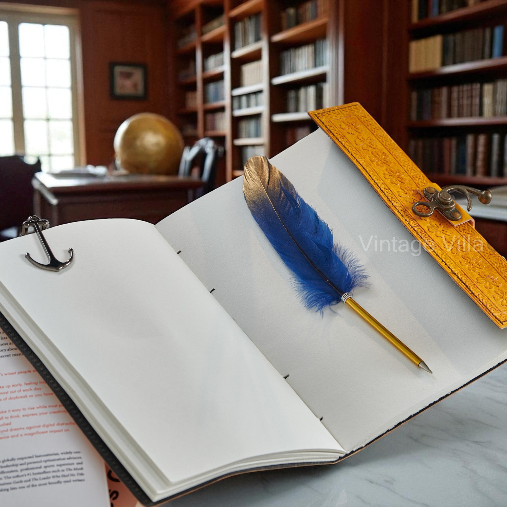 Moon Design Handmade Leather Journal