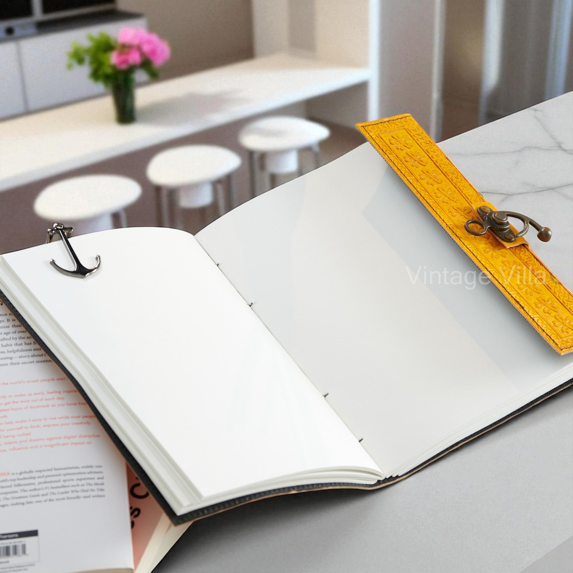 Moon Design Handmade Leather Journal