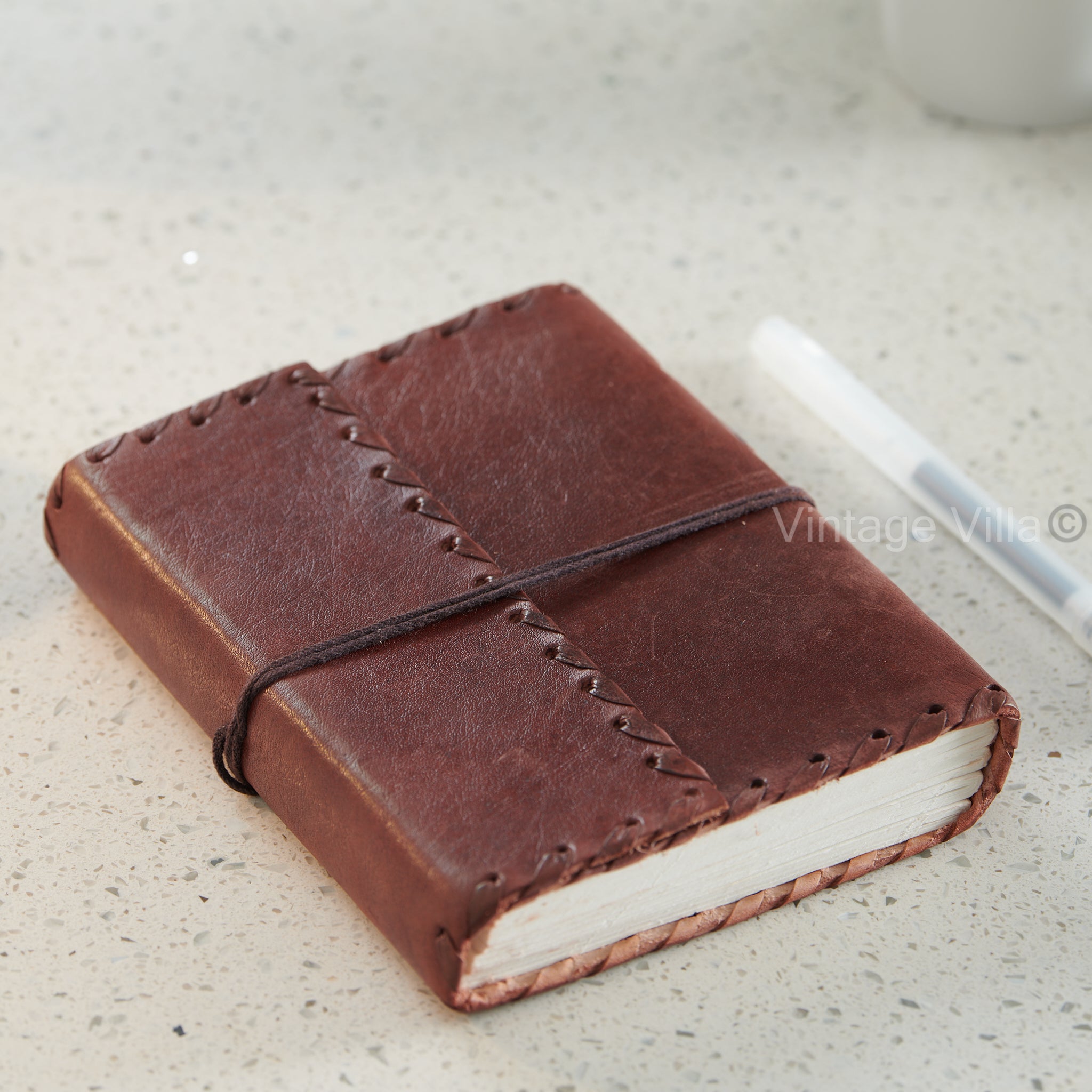Medieval Plain Leather Brown Journal