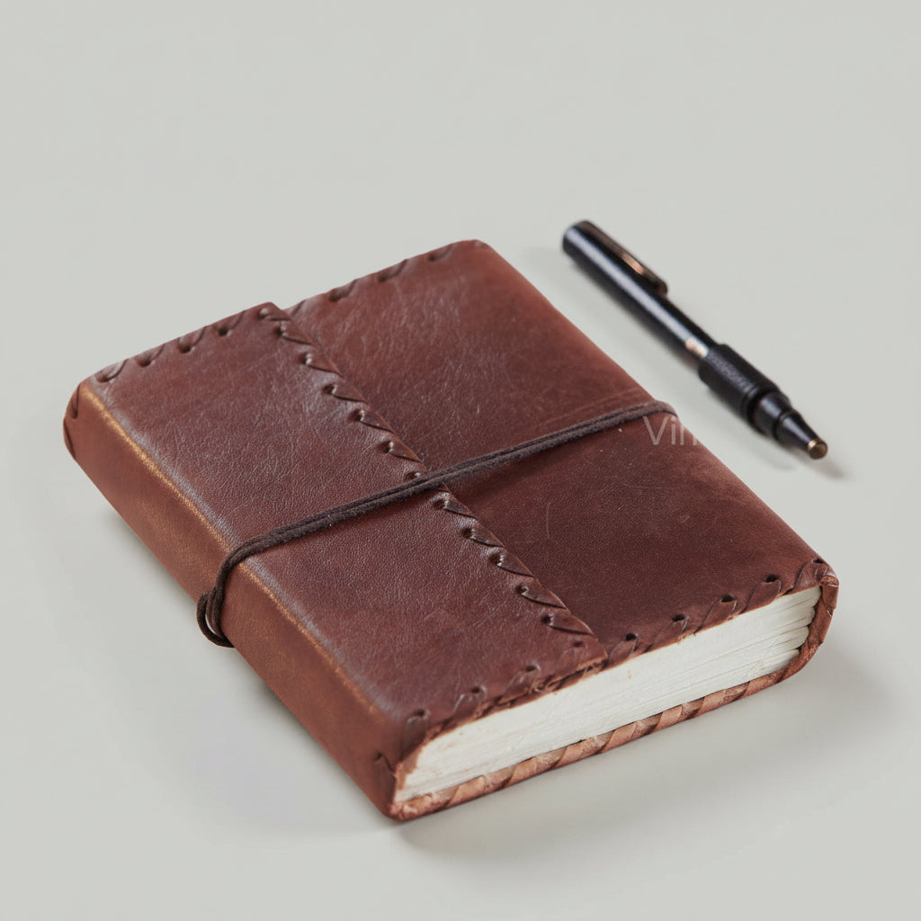 Medieval Plain Leather Brown Journal