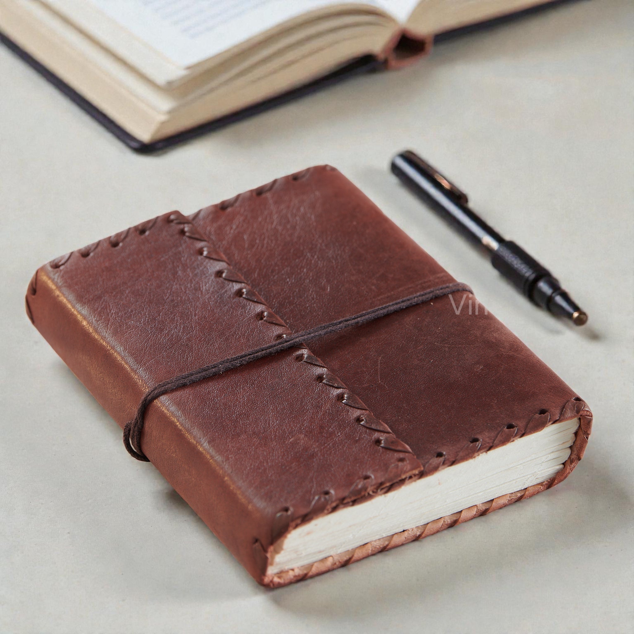 Medieval Plain Leather Brown Journal