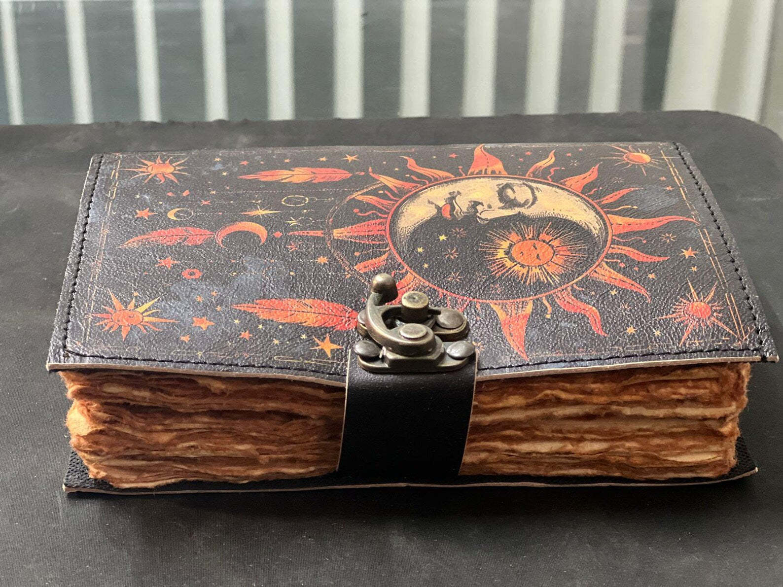 Sun Moon Lady Leather