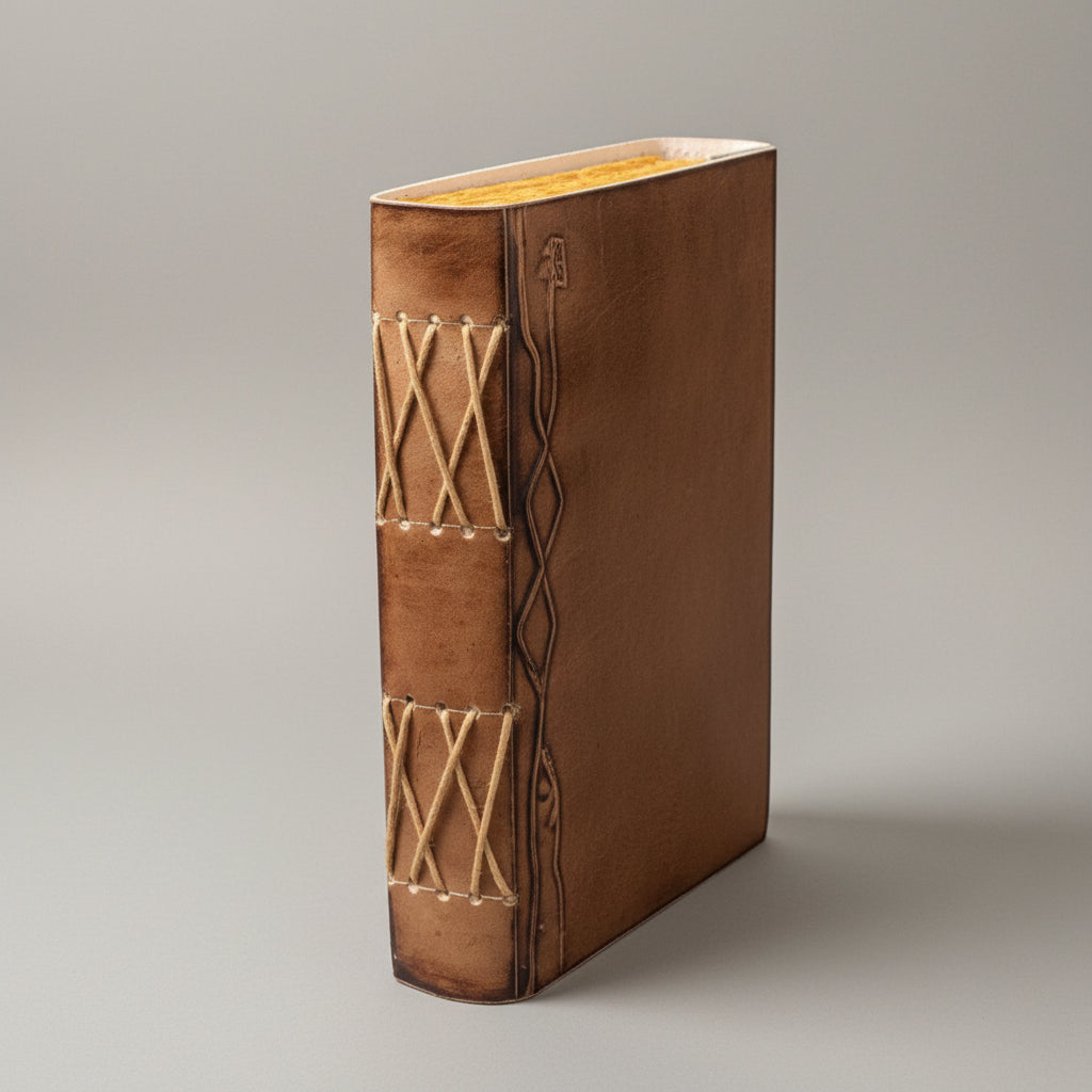 Dragon Leather Deckle Journal