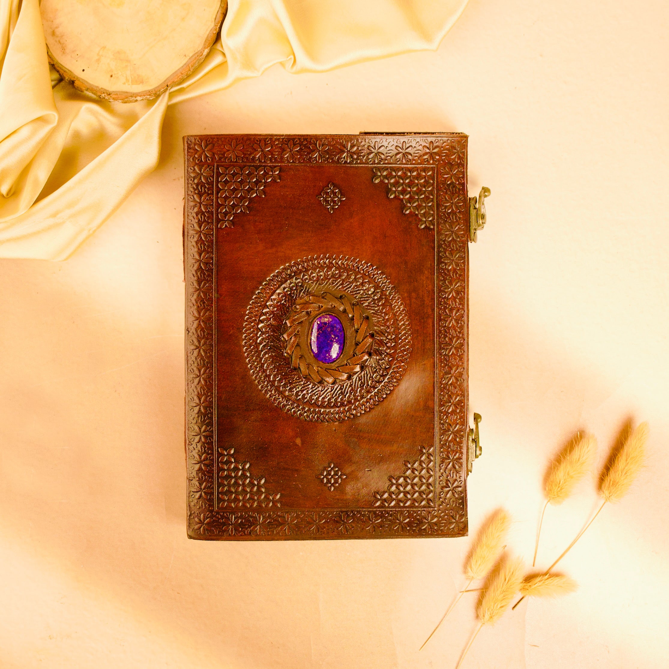 Blue Stone Handmade Leather Journal