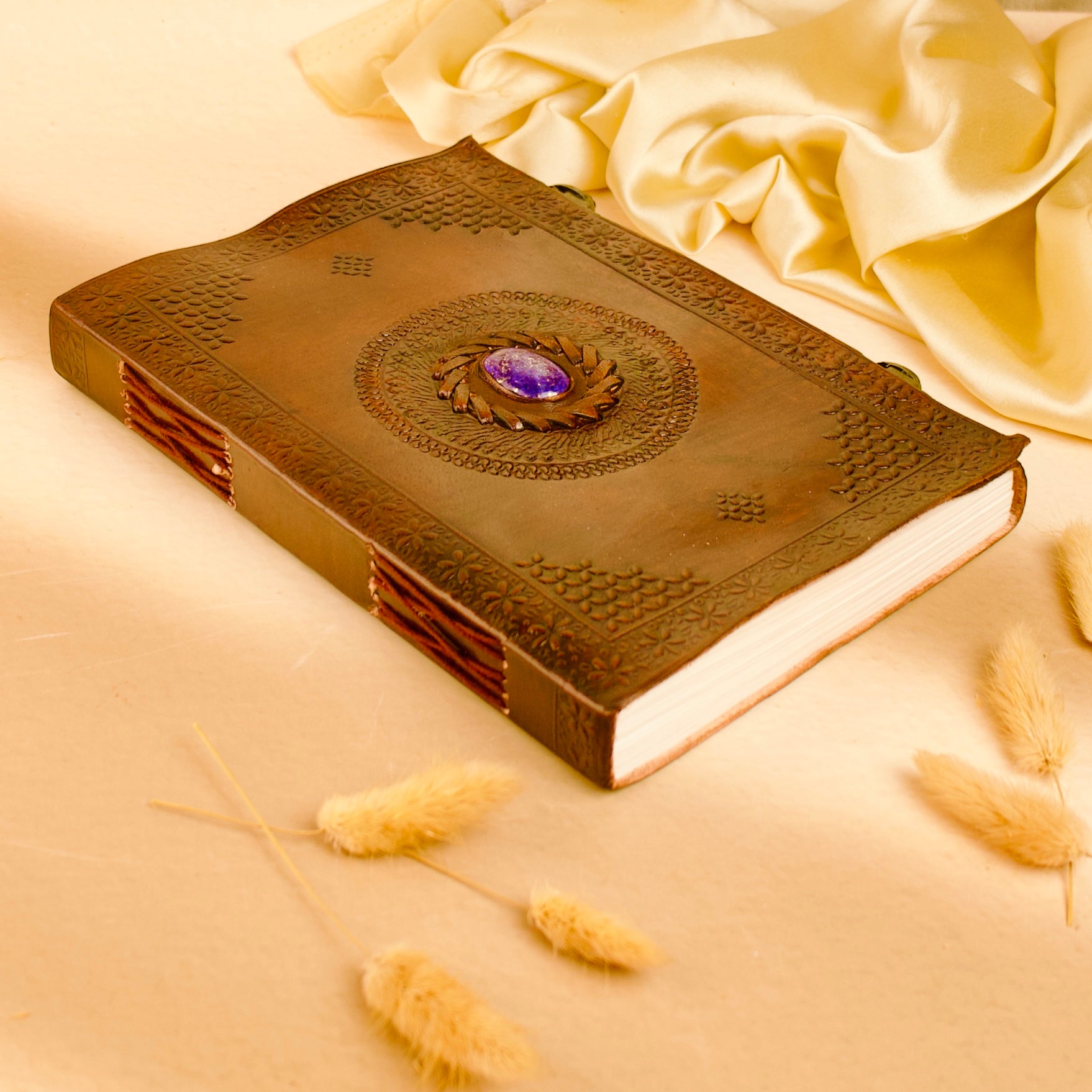 Blue Stone Handmade Leather Journal