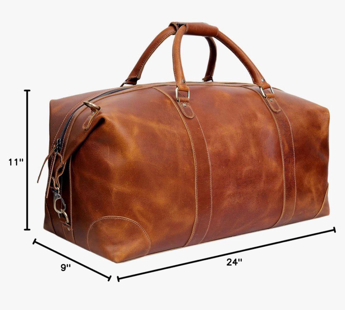 Weekender Travel Tan Duffle Bag