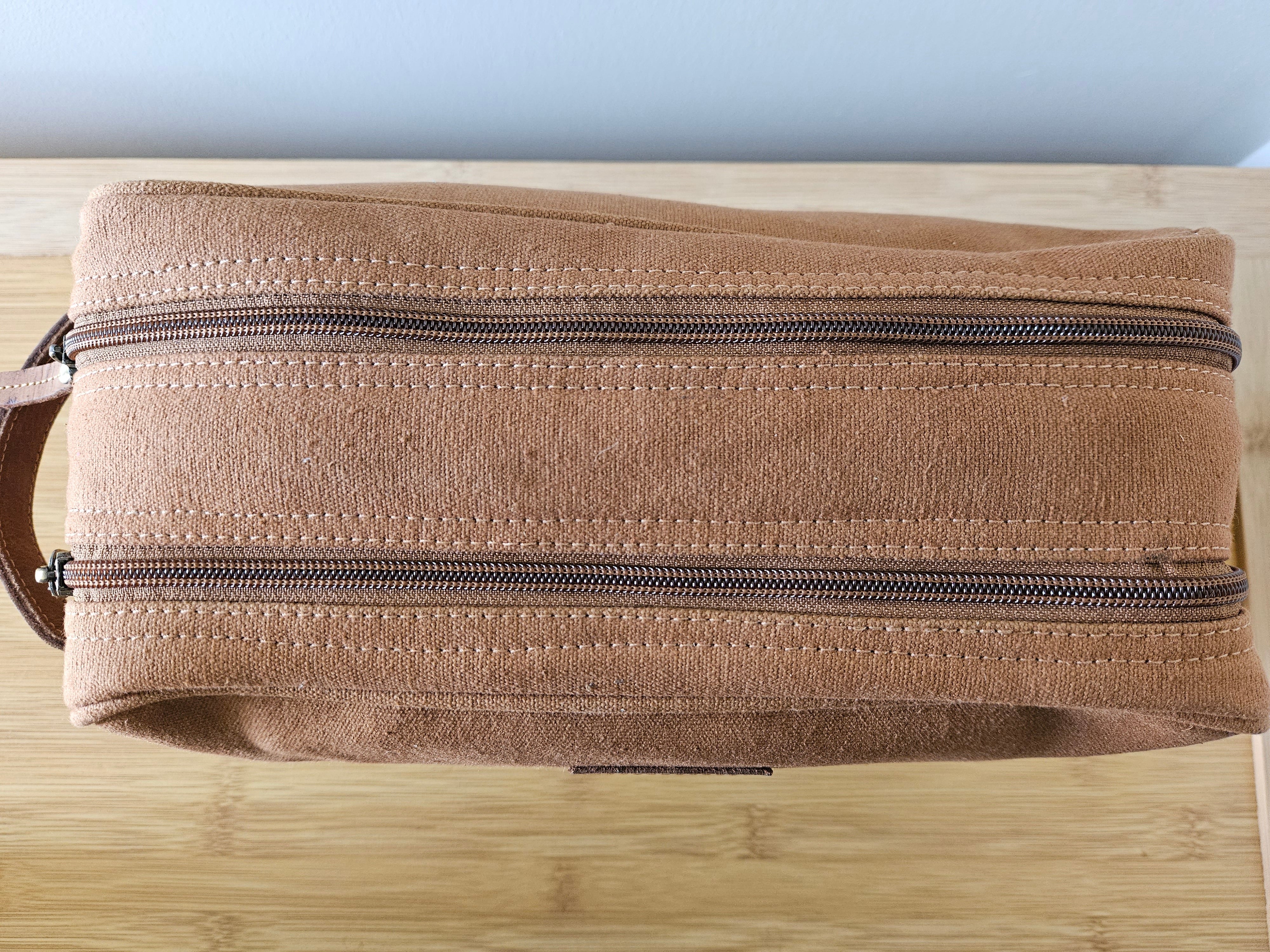 Cloth material toiletries bag