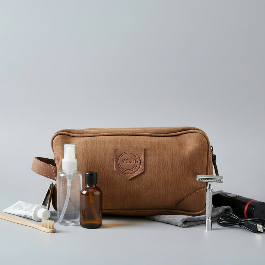Cloth material toiletries bag