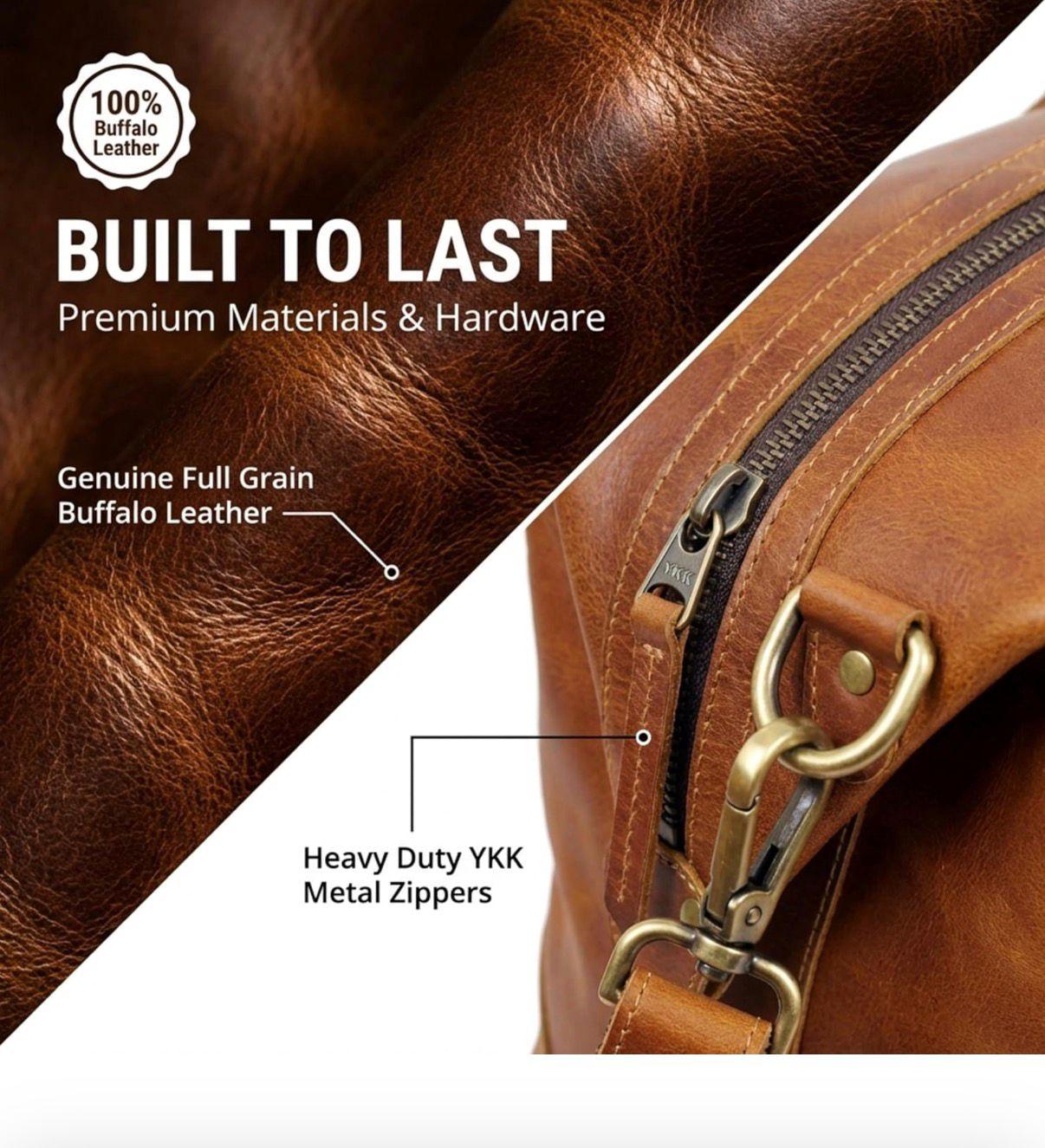 Weekender Travel Tan Duffle Bag
