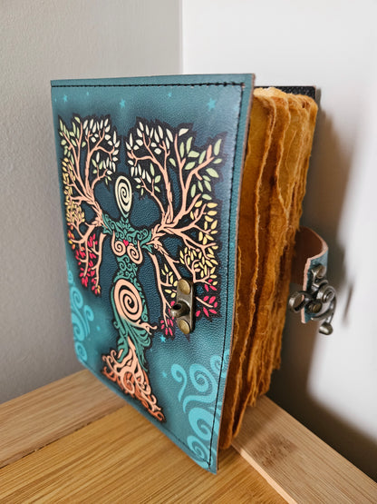 Tree of life lady deckle journal