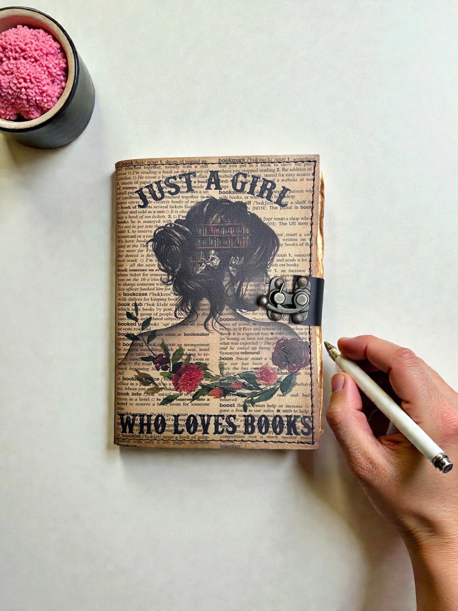 Just a Girl who Loves Books Deckle Journal
