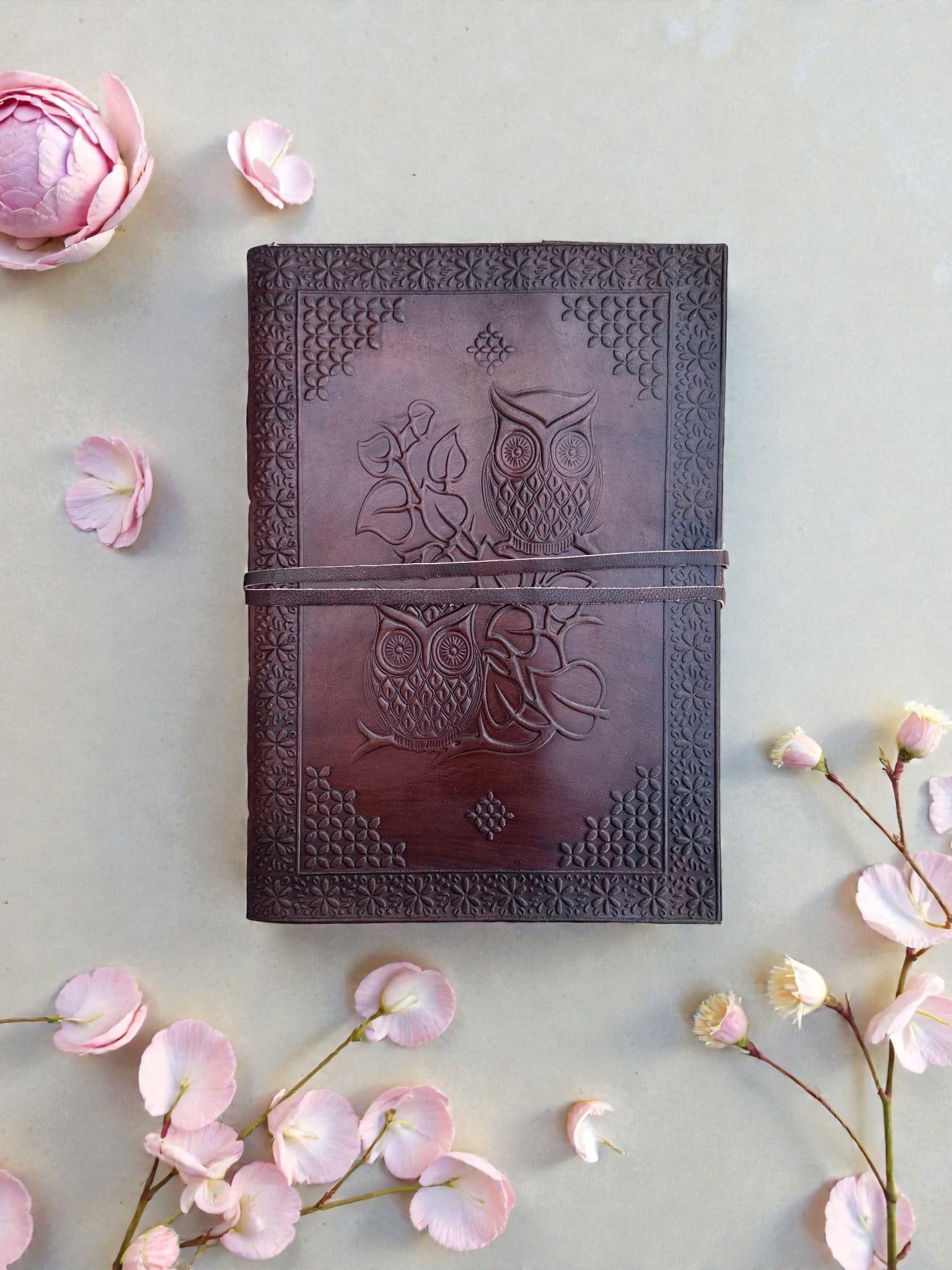 Brown Owl Leather journal